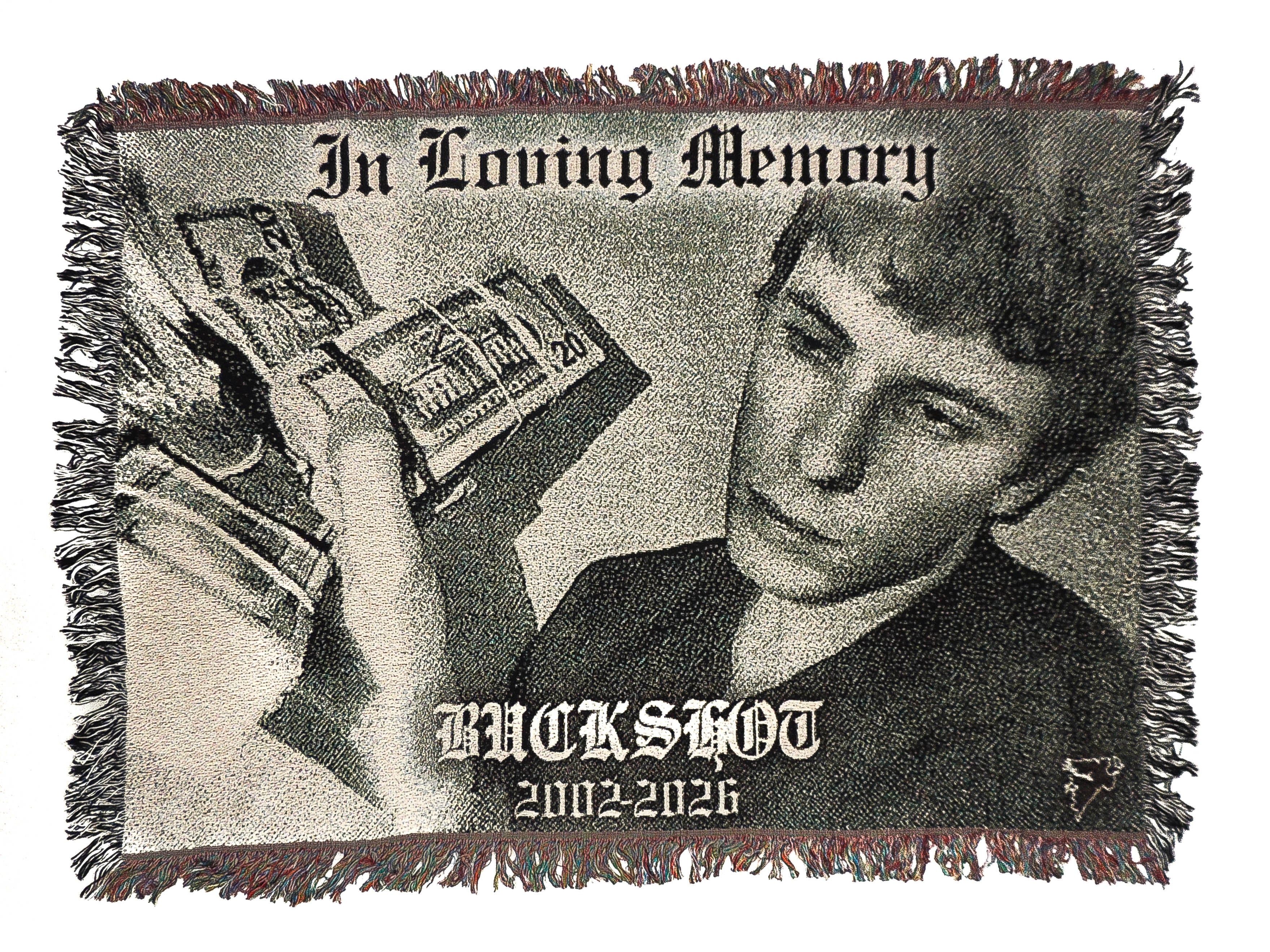 BUCKSHOT GRAVE BLANKET WALL TAPESTRY