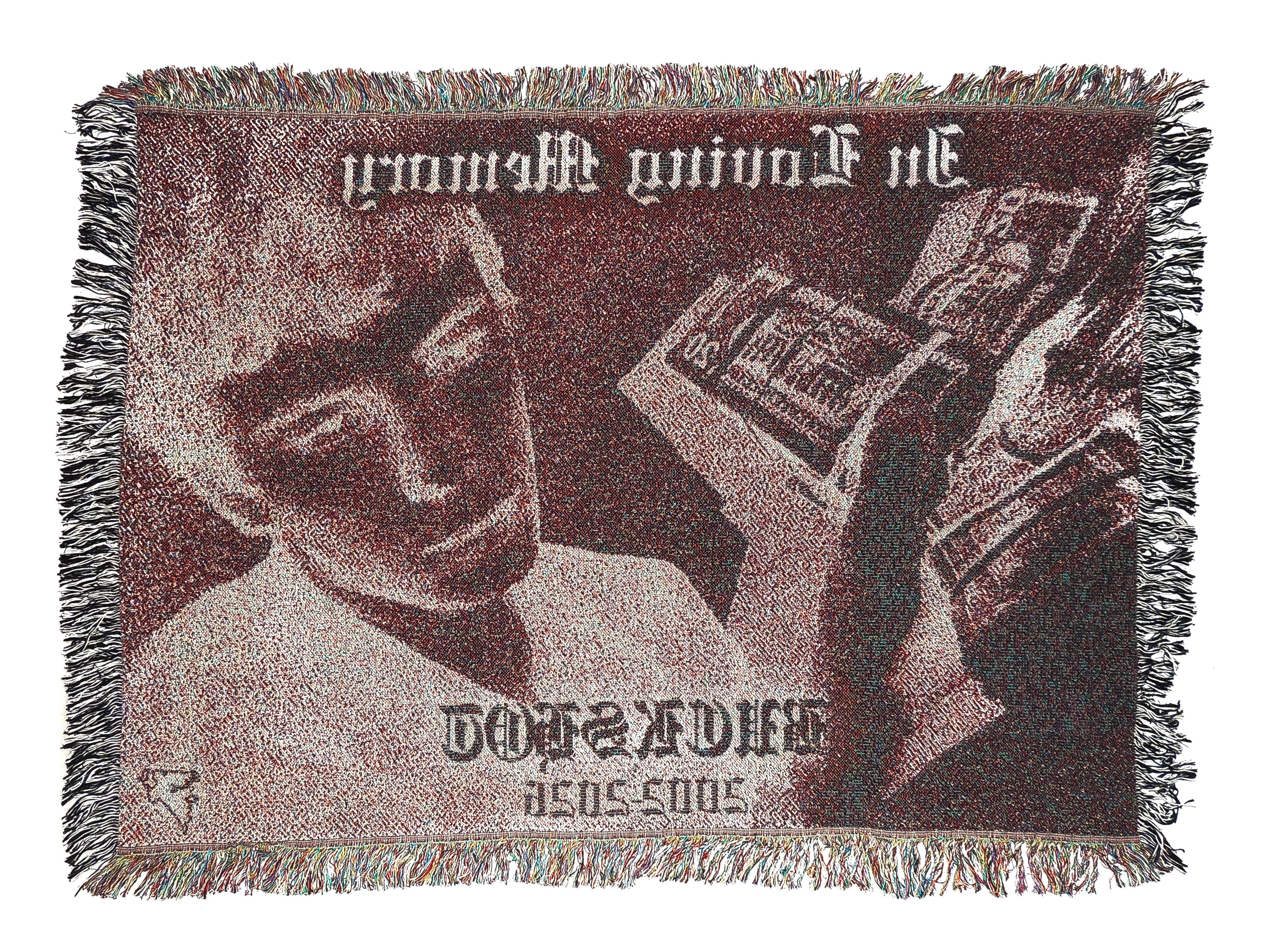 BUCKSHOT GRAVE BLANKET WALL TAPESTRY