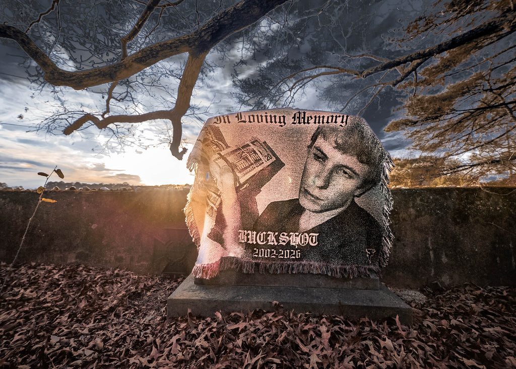 BUCKSHOT GRAVE BLANKET WALL TAPESTRY